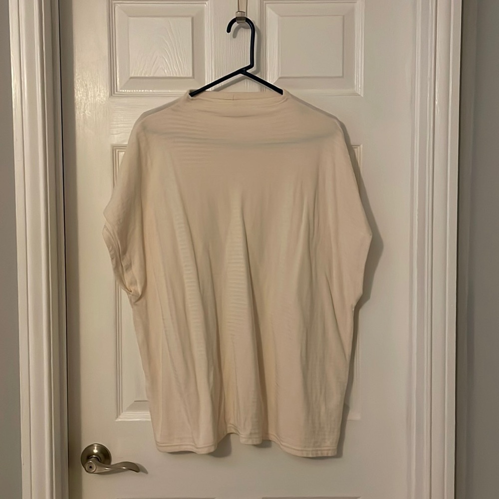 Cream Madewell Oversized Tunic Top